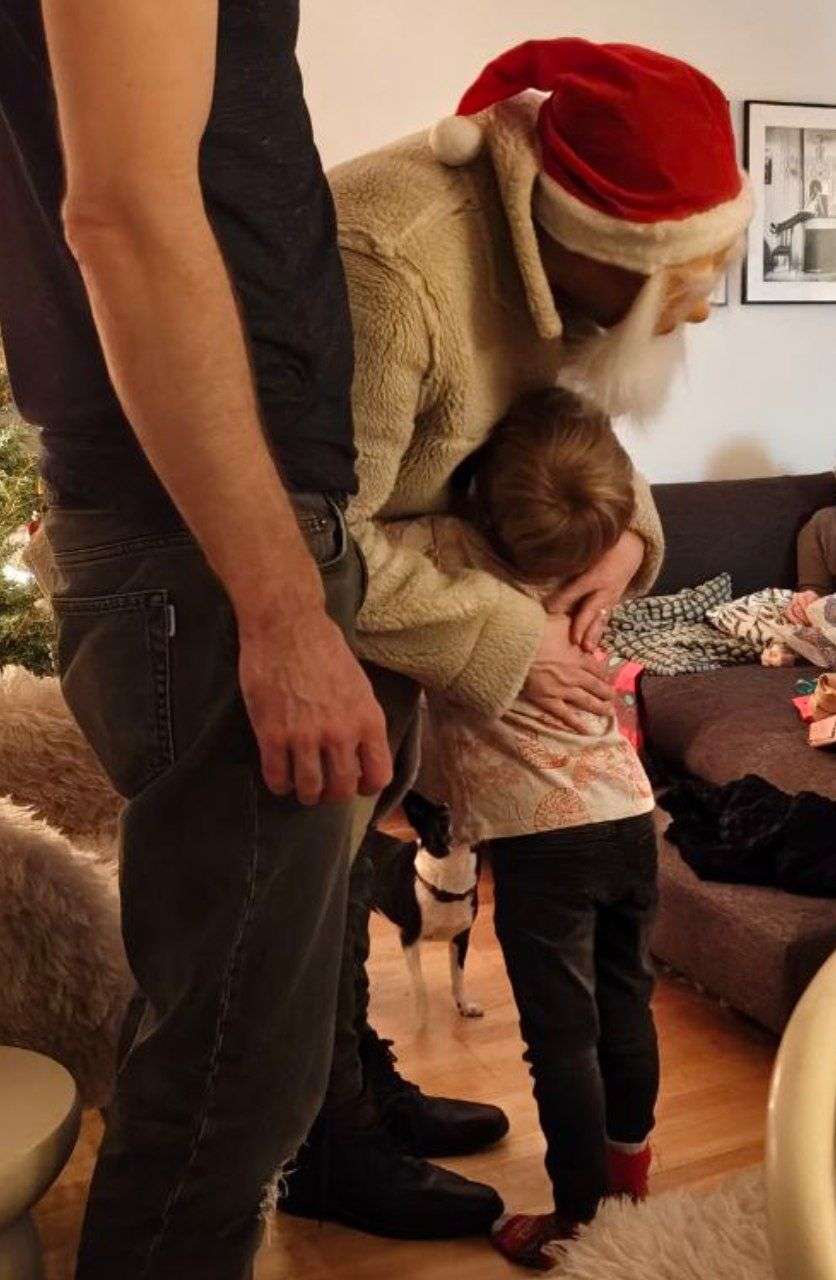 I can assure you Santa is real, in fact: itsa mi!